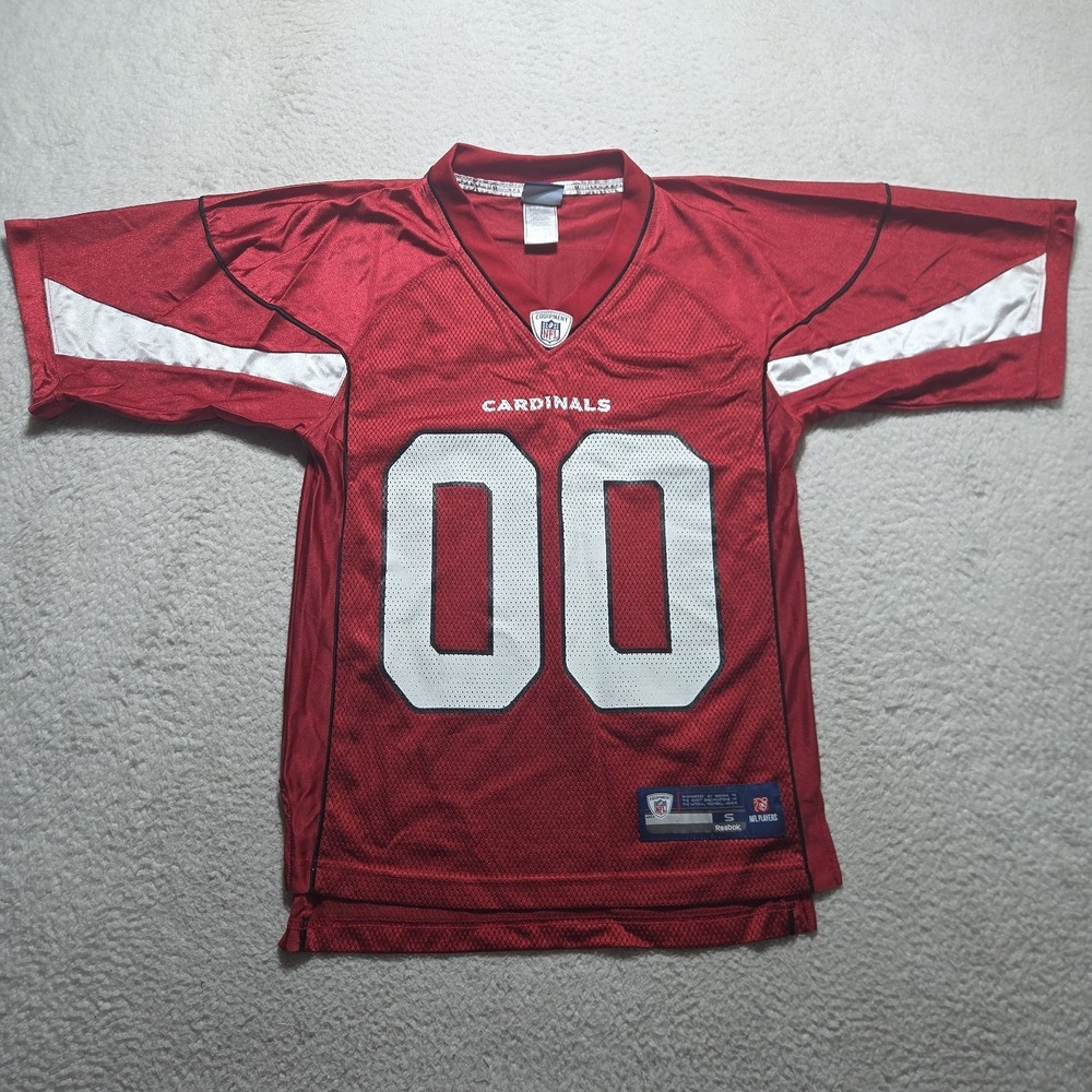 Y2K‎ Reebok Arizona Cardinals Team Jersey Men's Size Small Red NFL On Field